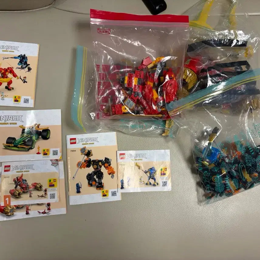 [BUNJANG] LEGO Ninjago Bulk Lot - 4 Sets / 레고 닌자고 벌크 4개 일괄