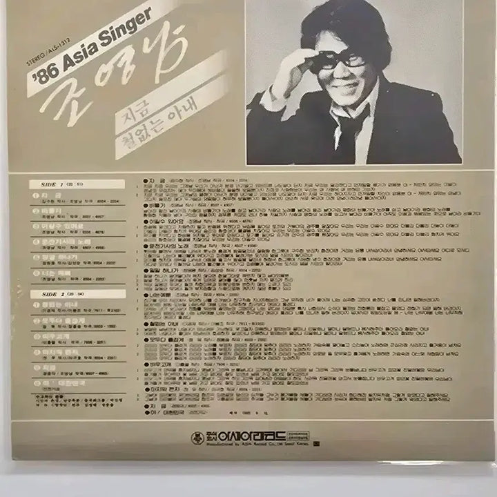 [BUNJANG] Cho Young Nam LP / 조영남 LP / NM