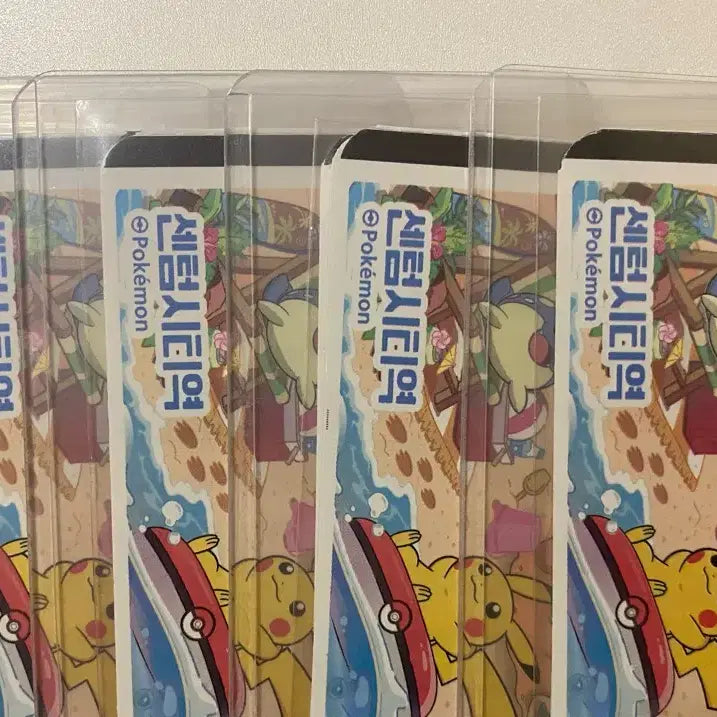[BUNJANG] Pokemon Busan Subway QR Ticket Set / 포켓몬 지하철 qr승차권 티켓 메가페스타 부산 도시철도