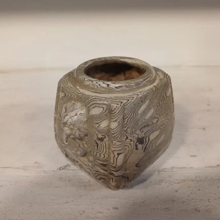 [BUNJANG] Ryeori Pattern Chinese Ceramic Vase Antique / 연리문 중국 도자기 고도자 골동품 고미술 엔틱 빈티지