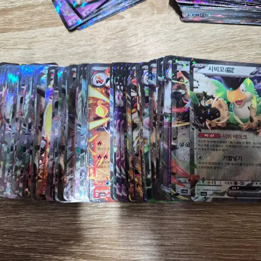 [BUNJANG] Pokemon Card RR Grade 100 Card Bundle / 포켓몬 카드 rr 100장 3만 팝니다