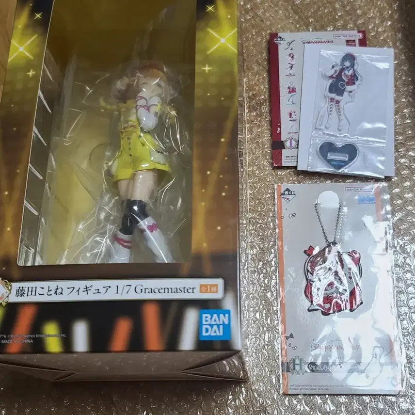 [BUNJANG] Gakuen Idol Ichiban Kuji C Prize Fujita Kotone Figure + Lower Prize Bundle / 학원아이돌 제일복권 C상 후지타 코토네 피규어 + 쿠지 하위상 일괄