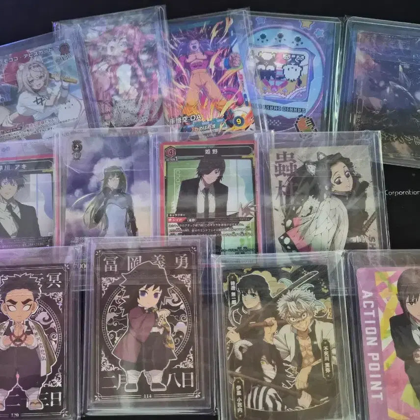 [BUNJANG] One Piece &amp; Demon Slayer &amp; Chainsaw Man Card Bundle / (최저가) 원피스 카드 or 귀칼 체인소 카드들 25종 일괄판매