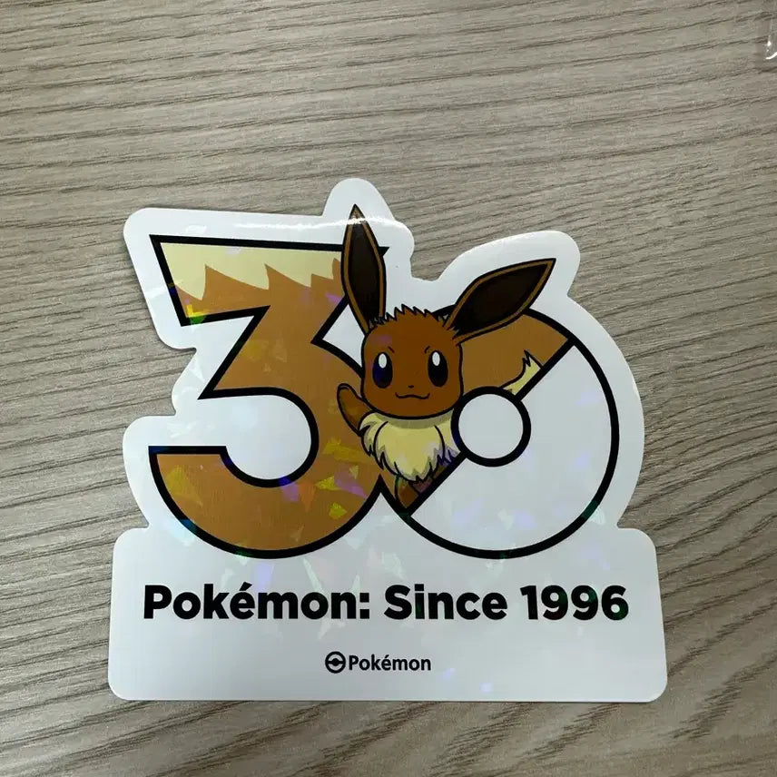 [BUNJANG] Pokemon 30th Anniversary Eevee Random Sticker Pack / 포켓몬 30주년 랜덤 스티커 팩 이브이 1개
