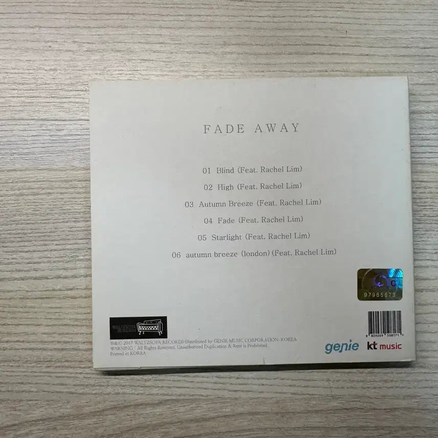 [BUNJANG] JIDA FADE AWAY Album / JIDA - FADE AWAY 앨범