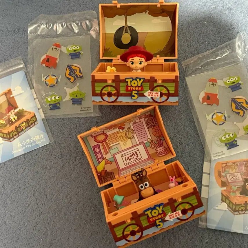 [BUNJANG] Pop Mart Disney Toy Story 5 Figure Set Bundle / 팝마트 정품 토이스토리5 피규어세트  2개일괄