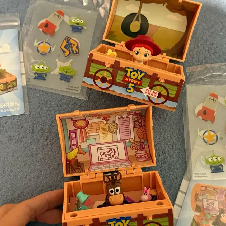 [BUNJANG] Pop Mart Disney Toy Story 5 Figure Set Bundle / 팝마트 정품 토이스토리5 피규어세트  2개일괄