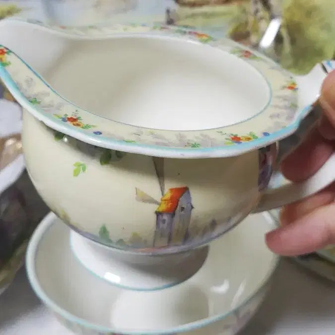 [BUNJANG] Gredinley Antique Creamer and Sugar Set / 앤틱 크리머와 슈거