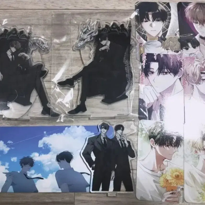 [BUNJANG] Kim Sol-eum Baeksaheon Acrylic Card Bundle Set / 괴담출근 괴출 ㅈㅁ님 백사헌 김솔음 비공굿 아크릴 카드 굿즈 일괄