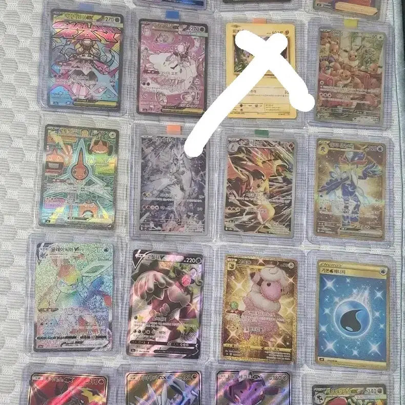 [BUNJANG] Pokemon Cards Rare Cards Bundle / 포켓몬 카드 레어 카드 다수 급처