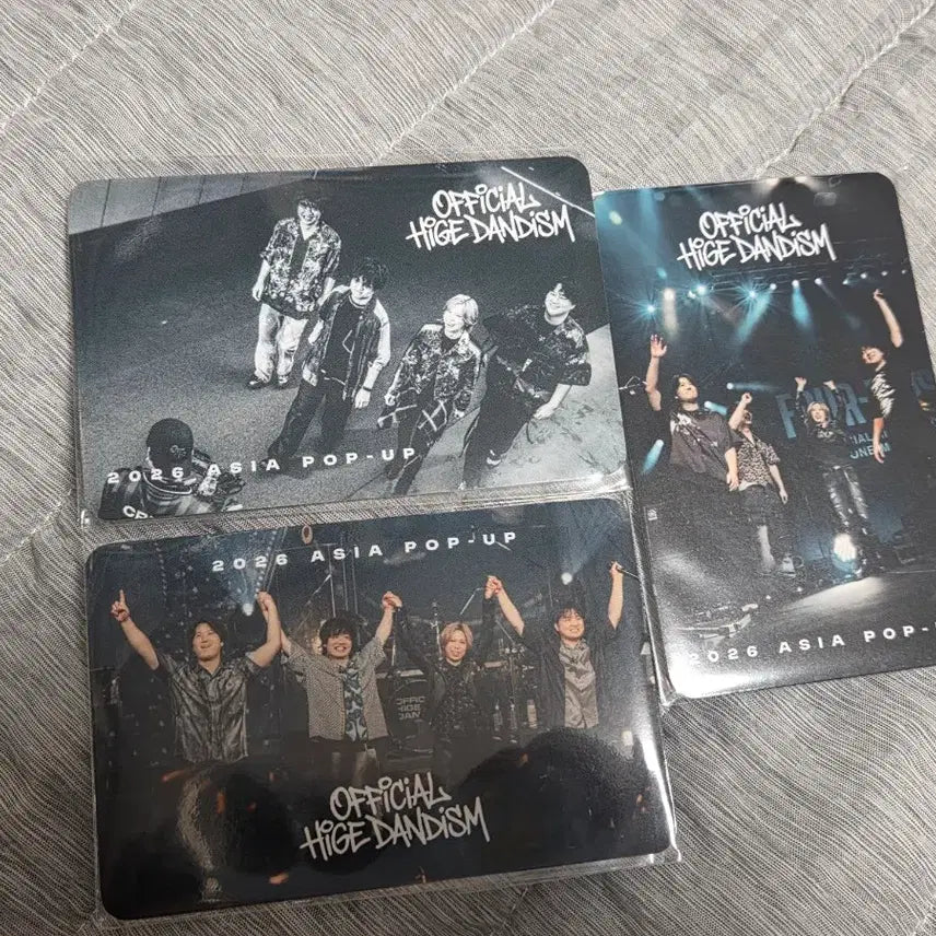 [BUNJANG] Official HIGE DANISM HIGE DAN Pop-up Store Exclusive Photocard Bundle Set / 오피셜히게단디즘 히게단 팝업 구매 특전 포카