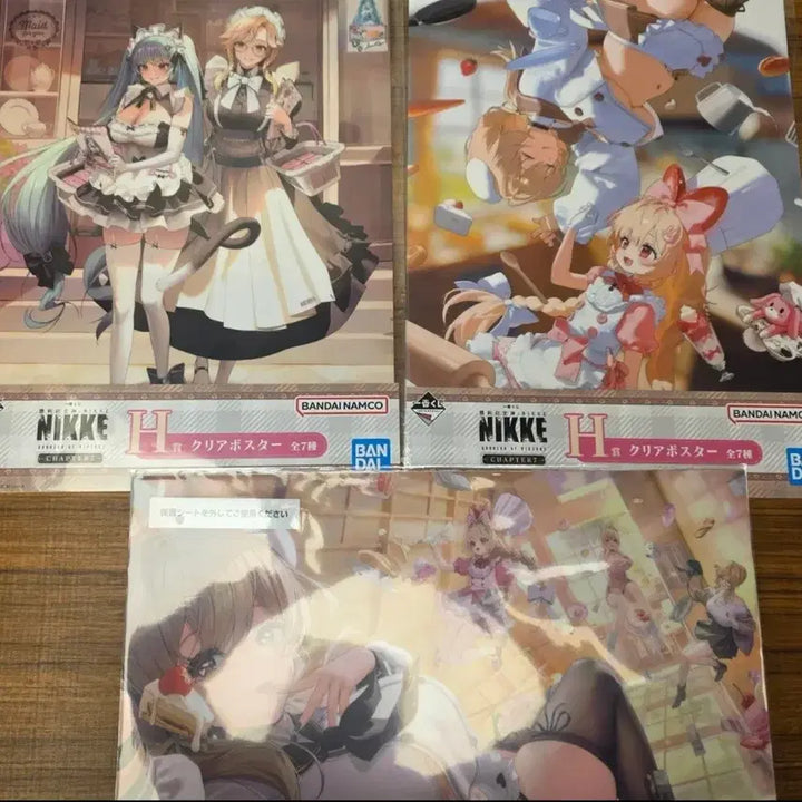 [BUNJANG] Nikke Maid Valentine Illustration Poster Set / 니케 메이드 발렌타인 일러스트 포스터 세트 팝니다!!