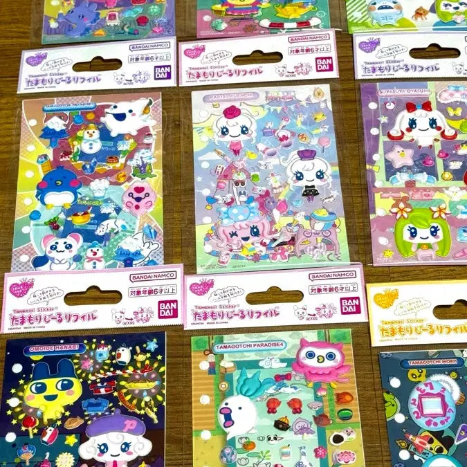 [BUNJANG] Bandai Tamagotchi Tamamori Seal Sticker Refill / 반다이 다마고치 타마모리 씰 스티커 리필