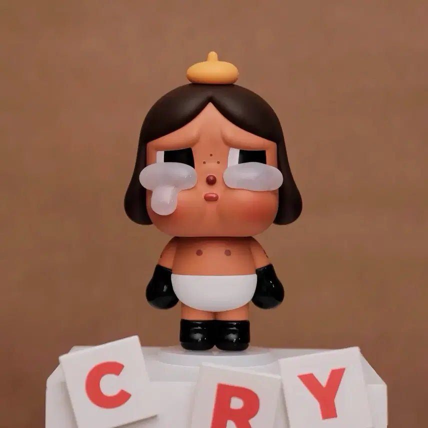 [BUNJANG] Pop Mart Crybaby Crying Again Series Brown Hair Figure / 팝마트 크라이베이비 크라잉 어게인 시리즈 갈색 머리