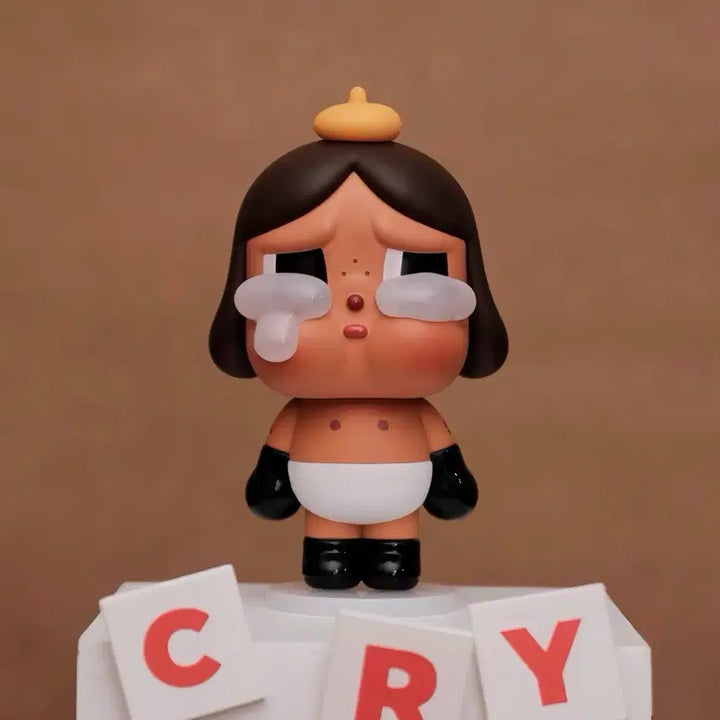 [BUNJANG] Pop Mart Crybaby Crying Again Series Brown Hair Figure / 팝마트 크라이베이비 크라잉 어게인 시리즈 갈색 머리