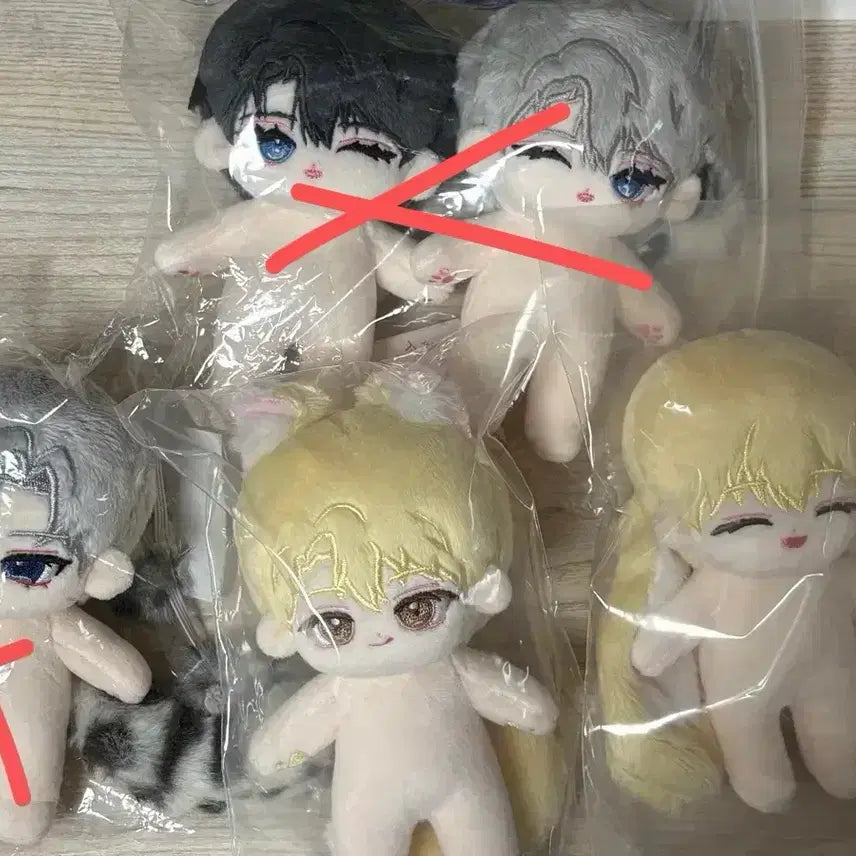 [BUNJANG] Demutjuk Custom Unofficial Plush Doll Bundle Set / 데못죽 속성 문대 채율 비공식 솜인형 원가 이하 양도