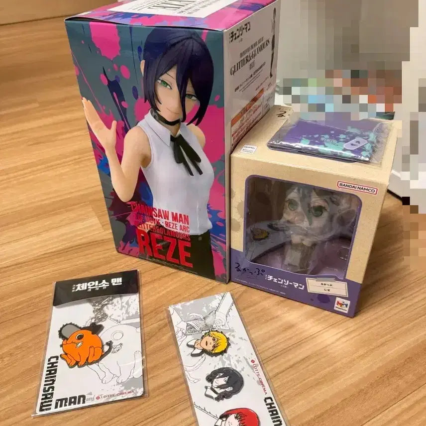 [BUNJANG] Chainsaw Man Lege Lookup Banpresto Glitter Bundle Set Figure / 체인소맨 레제 룩업 반프레스토 글리터 일괄 양도