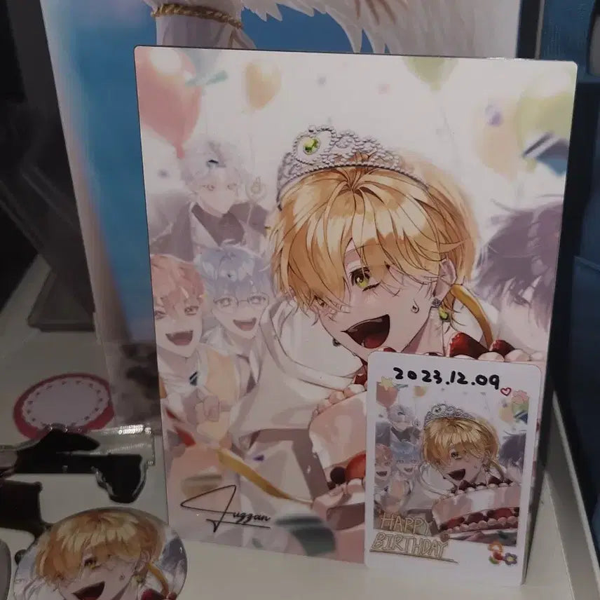 [BUNJANG] Psycode Rui 2023 Birthday Goods Panel and Can Badge Set / 싸이코드 루이쨘 2023 생일 굿즈