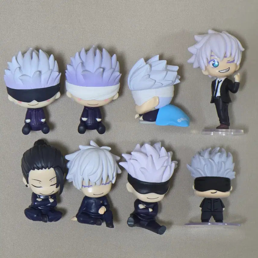 [BUNJANG] Jujutsu Kaisen Satoru Gojo Figure Bundle Set (8 Types) / 주술회전 고죠 사토루 굿즈 피규어 8종 일괄