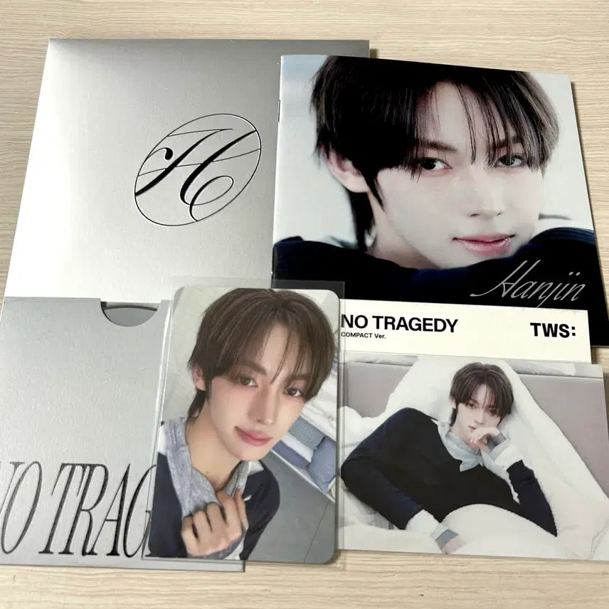 [BUNJANG] TWS Compact Hush Han Jin Album Photocard Set No Tragedy / 투어스 컴팩트 hush 한진 세트 앨범 포카 no tragedy