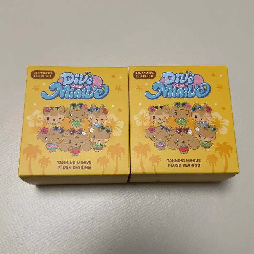 [BUNJANG] IVE Minive Tanning Plushie Keychain (Sealed) / ive 아이브 미니브 팝업 랜덤 태닝 플러시 키링 미개봉 minive