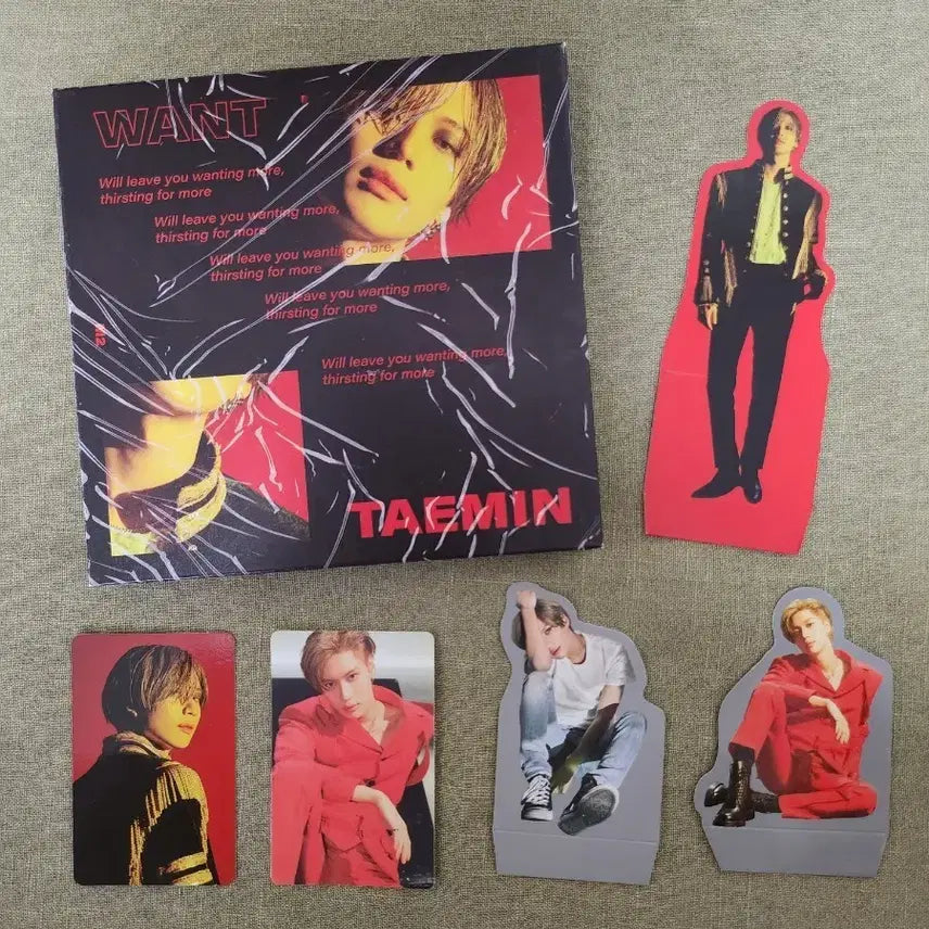 [BUNJANG] SHINee Taemin WANT Album + Goods Bundle Set / 샤이니 태민 원트앨범+굿즈