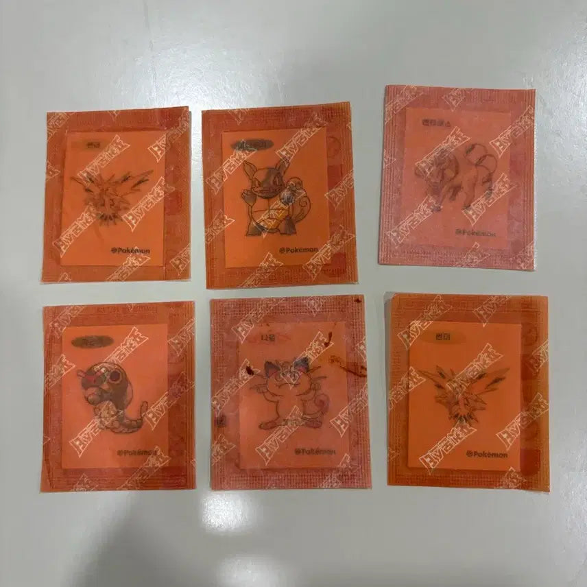 [BUNJANG] Pokemon Stickers / 포켓몬 띠부씰 스티커 포켓몬빵