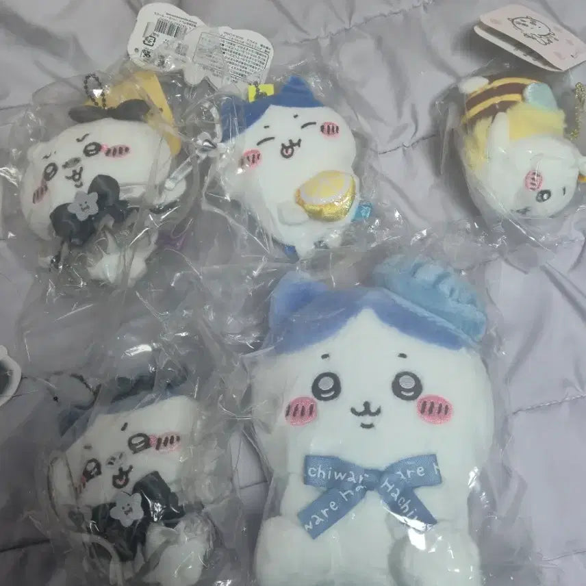 [BUNJANG] Chiikawa Hachiware Lemon Black Honeybee Concept Plush Bundle Set / 치이카와 하치와레 레몬 도쿄 흑화 꿀벌 일괄
