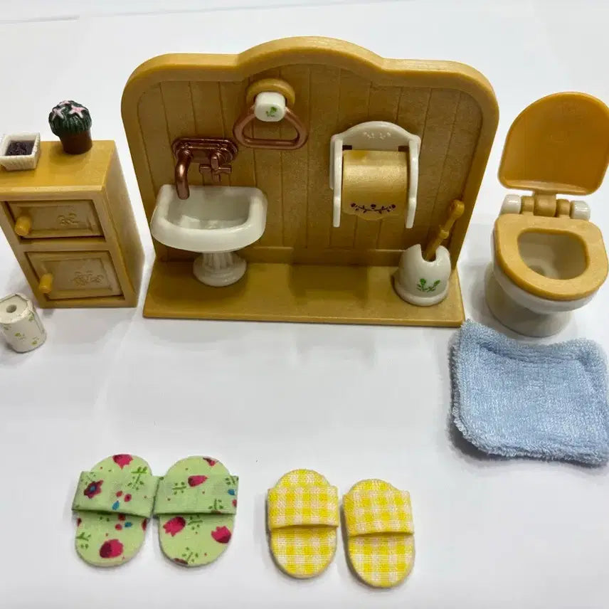 [BUNJANG] Sylvanian Families Bathroom Set / 실바니안 화장실세트