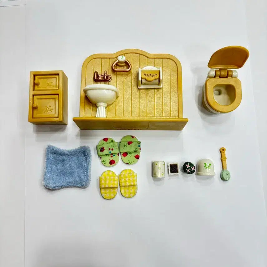 [BUNJANG] Sylvanian Families Bathroom Set / 실바니안 화장실세트