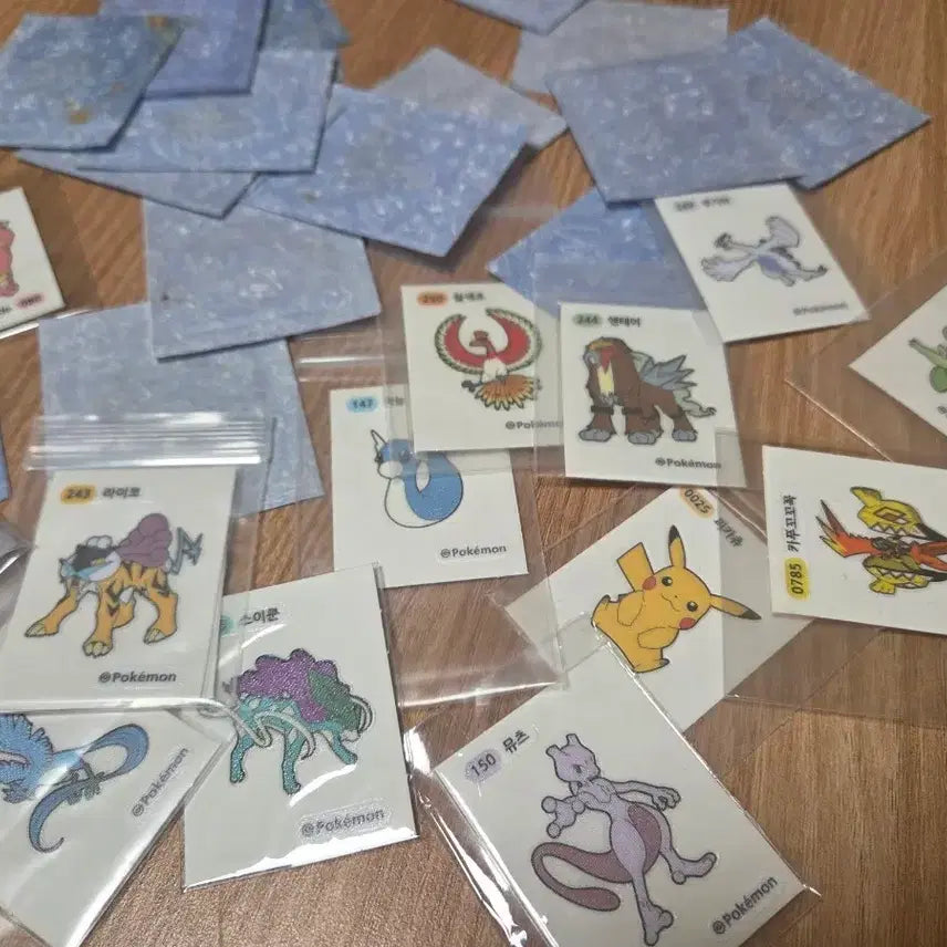 [BUNJANG] Pokemon Stickers Bundle / 포켓몬 띠부씰 싸게 판매합니다