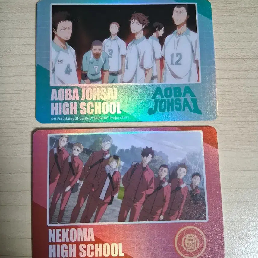 [BUNJANG] Haikyuu!! Aoba Johsai Seijoh Random Hologram Card / 하이큐 랜덤 카드 아오바죠사이 세이죠