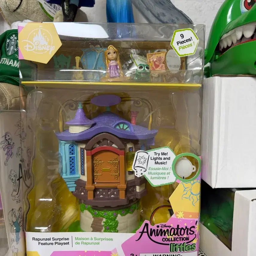 [BUNJANG] Disney Rapunzel Animator Collection Figure Playset with Pascal / 라푼젤 피규어 플레이세트