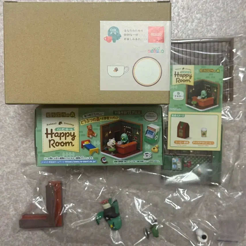 [BUNJANG] Animal Crossing "The Roost" Coffee Cup &amp; Mug Set with Re-Ment Happy Room Figure / 동물의 숲 동숲 모동숲 마스터 비둘기둥지 카페 커피잔 머그컵 리멘트 해피룸 피규어