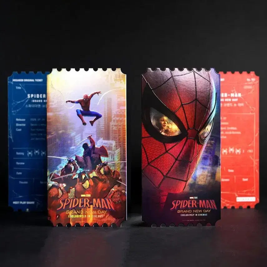 [BUNJANG] Spider-Man Original Ticket A, B + Dolby Poster Set / 스파이더맨 오리지널 티켓a,b+돌비 포스터