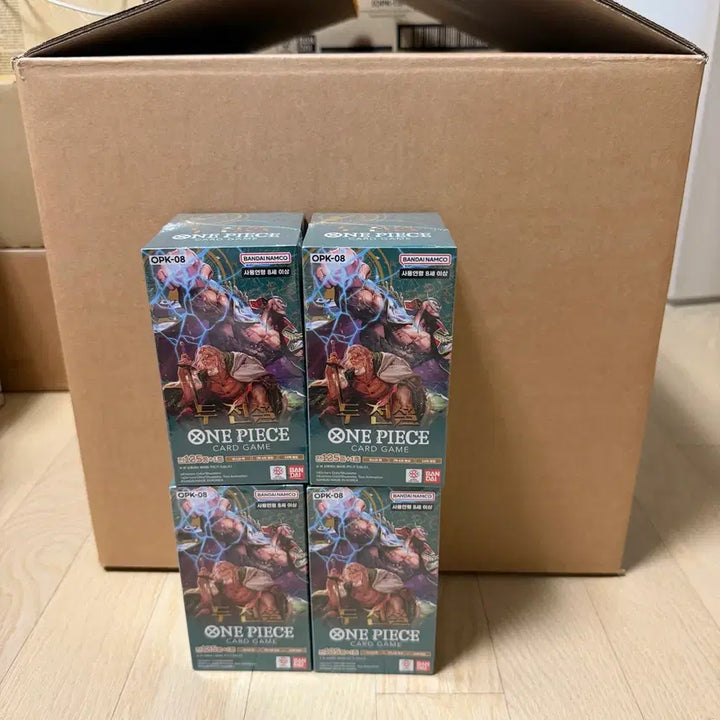 [BUNJANG] One Piece Card Korean Edition OPK-08 4 Boxes / 원피스 카드 한글판 opk-08 판매 (슈링크 o)