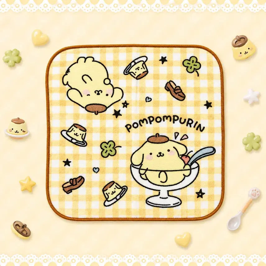 [BUNJANG] Pompompurin Character Handkerchief / [새상품] 폼폼푸린 손수건