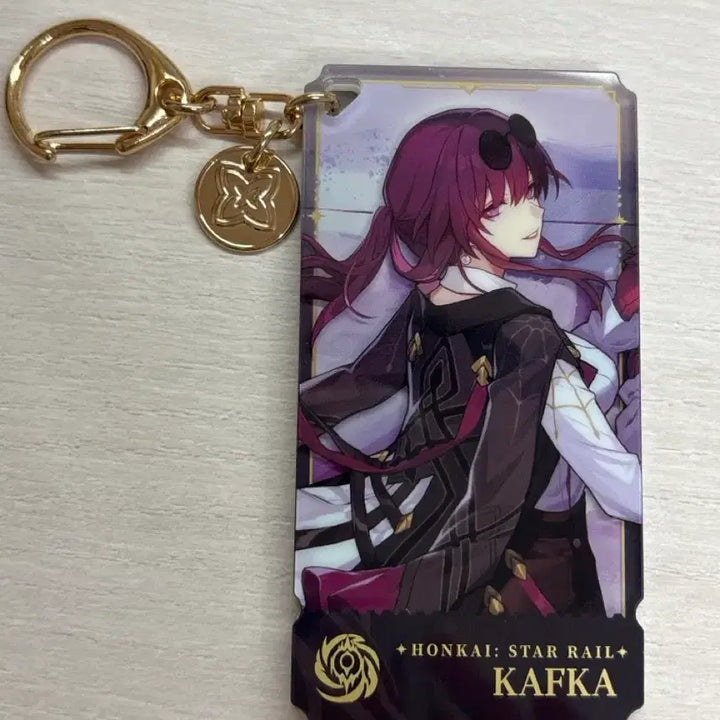 [BUNJANG] Honkai: Star Rail Kafka Acrylic Keyring Ticket Type / 붕스 붕괴스타레일 카프카 아크릴 키링 티켓형
