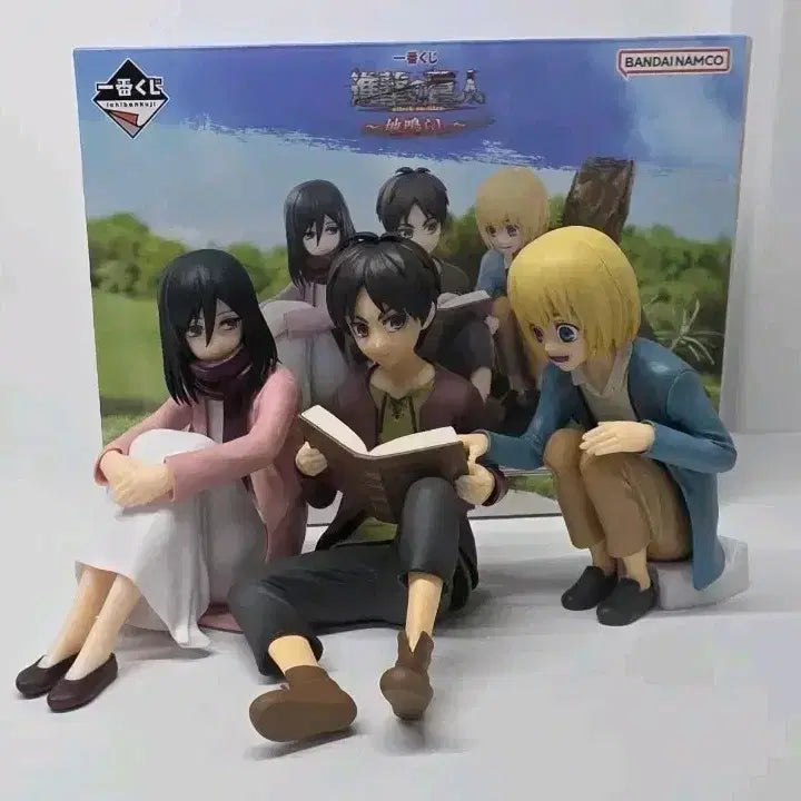 [BUNJANG] Ichiban Kuji Attack on Titan Eren Mikasa Armin Terra Impact Figure / 제일복권 진격의거인 에렌 미카사 아르민 땅울림 A상  피규어