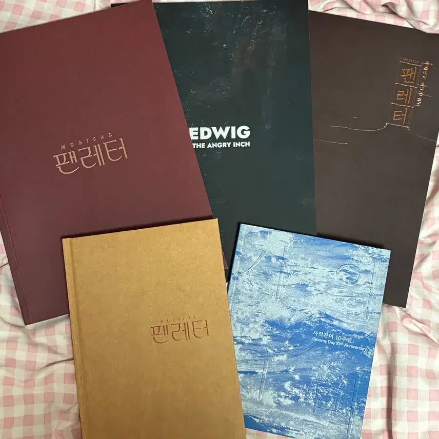 [BUNJANG] Musical Fan Letter &amp; Hedwig Program Books and Scripts / 뮤지컬 프로그램북 대본 등 관련 서적