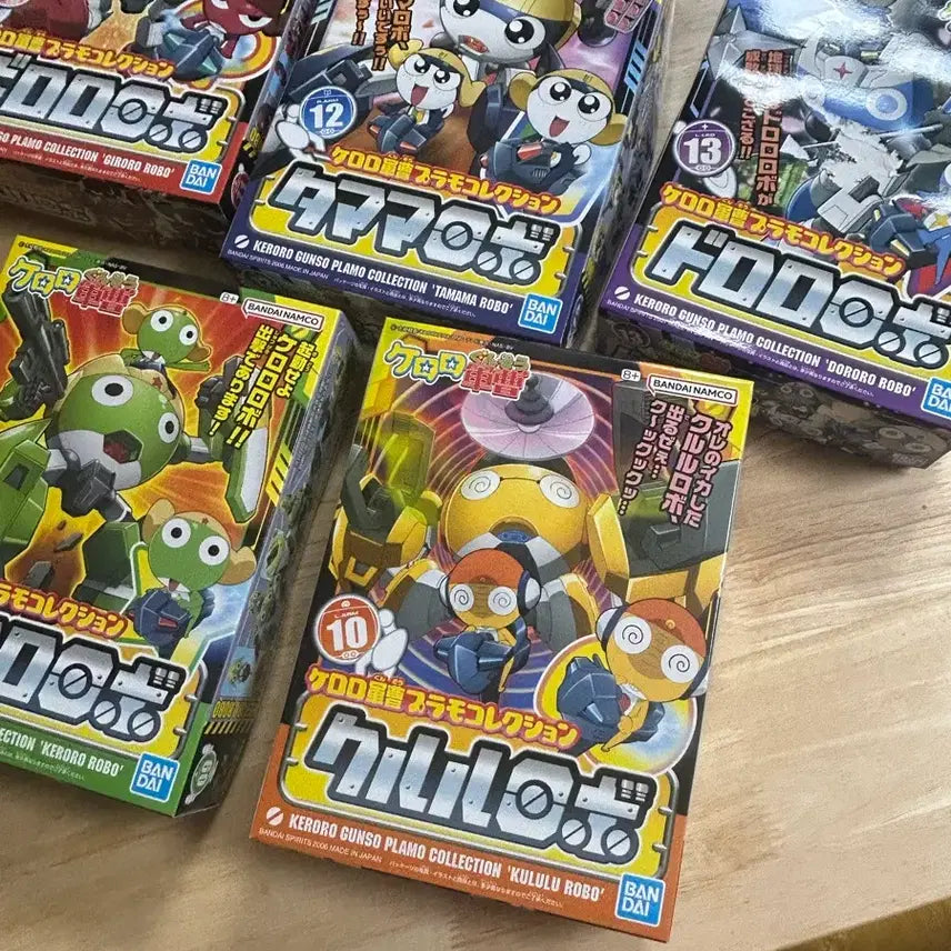 [BUNJANG] Keroro Plamodel 5-Type Set / 케로로 프라모델 5종 세트 새상품