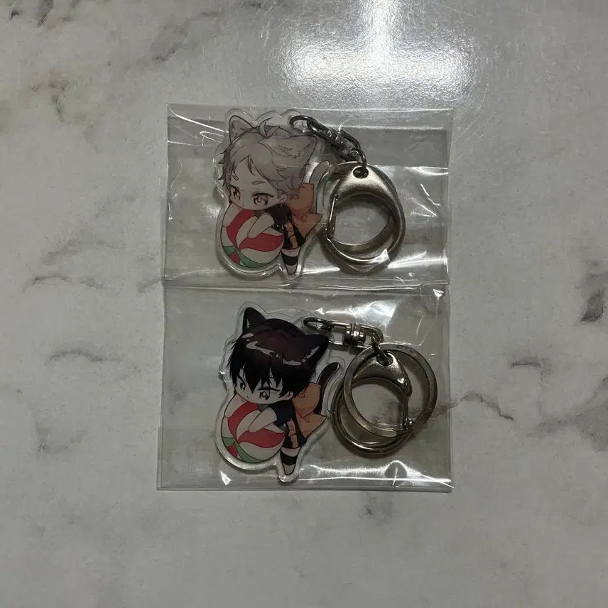[BUNJANG] Haikyuu!! Kageyama Sugawara Keyring / [하이큐] 카게야마 스가와라 키링