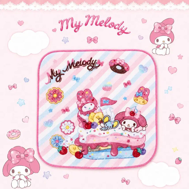 [BUNJANG] My Melody Cake Handkerchief / [새상품] 마이멜로디 케이크 손수건