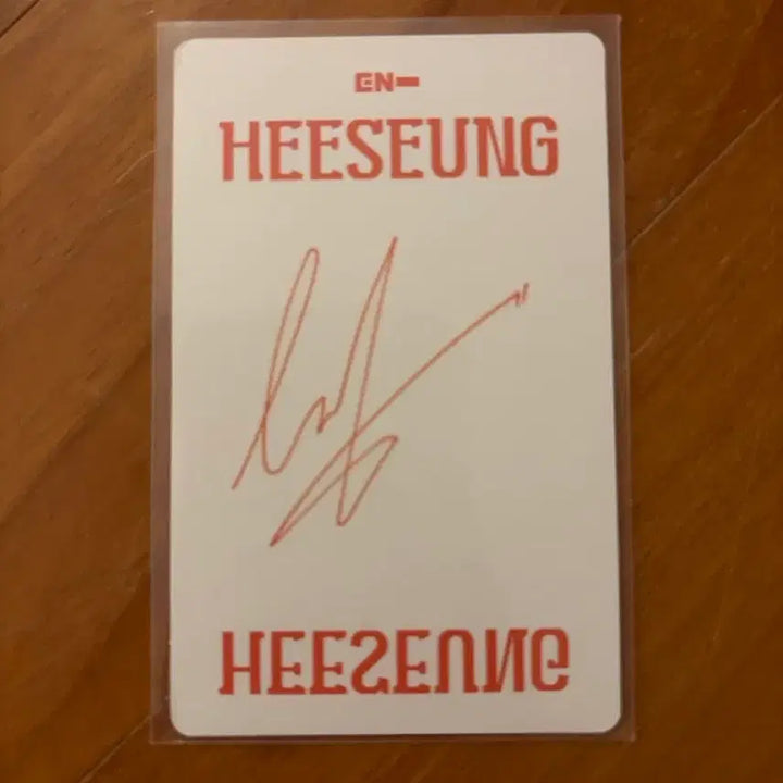 [BUNJANG] ENHYPEN Heeseung Dimension : Dilemma Odysseus Hologram Photocard / 희승 디멘션 딜레마 오디세우스 홀로