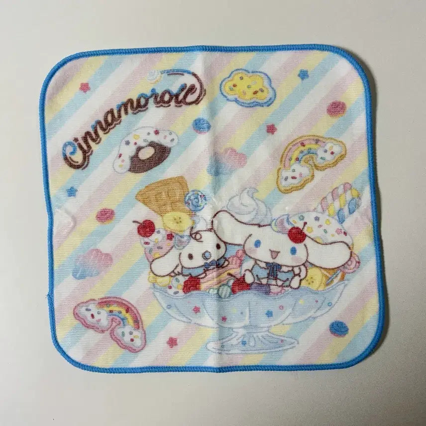 [BUNJANG] Cinnamoroll Dessert Handkerchief / [새상품] 시나모롤 디저트 손수건