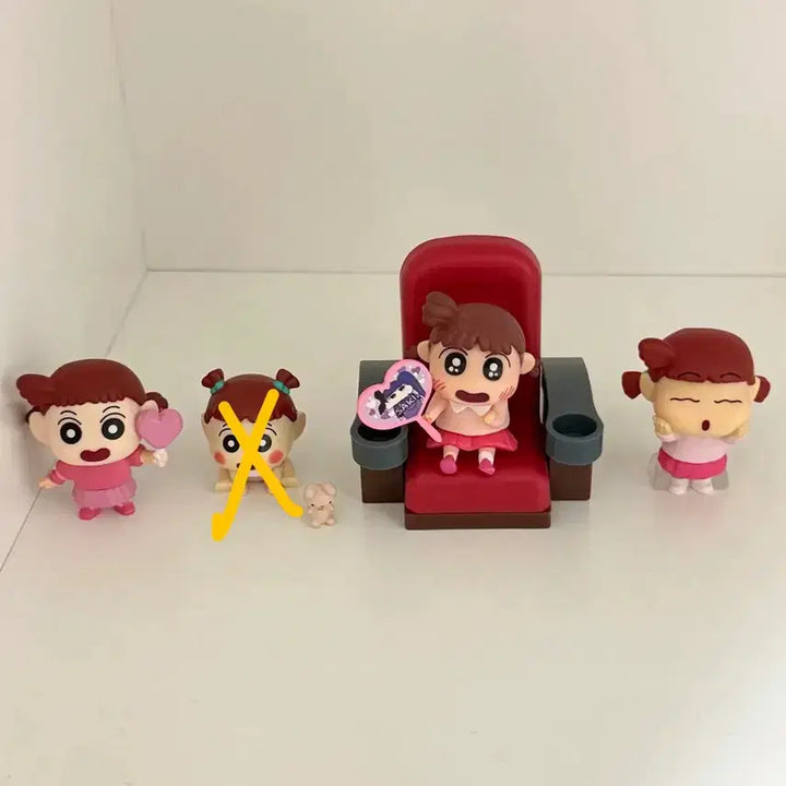 [BUNJANG] Crayon Shin-chan "Yuri" Gacha Figure Set / 짱구는 못말려 유리 가챠 피규어 세트