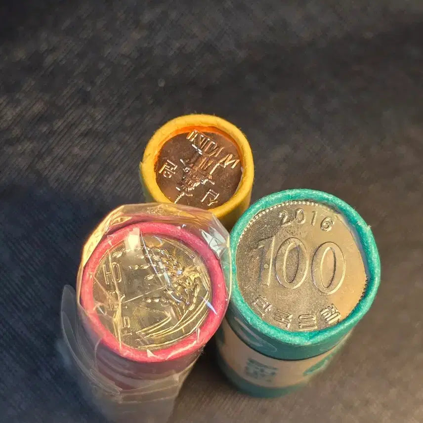[BUNJANG] Unused Bank Rolls: 10, 50, 100 Won Coins / 10원, 50원, 100원 미사용 은행롤