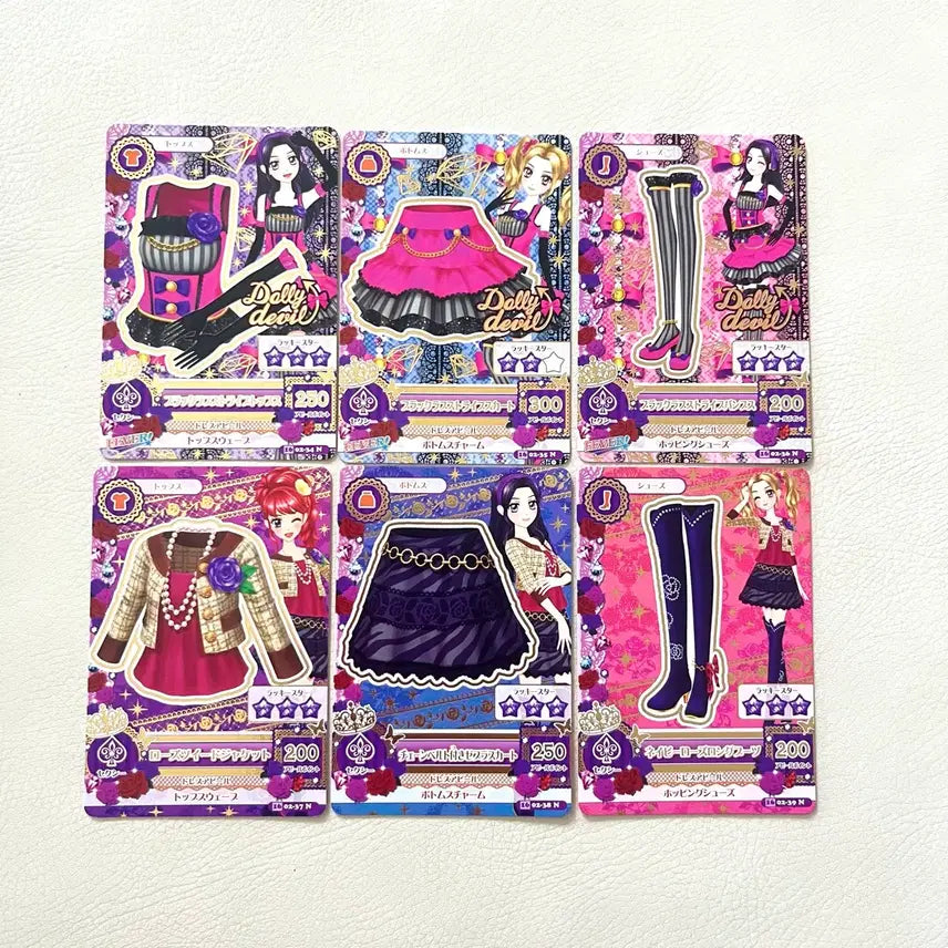 [BUNJANG] Aikatsu! Stars! Nonno Risa Dolly Devil Casual Stage Outfit Card (Classic) / 아이카츠 아이엠스타 일판 노노 리사 돌리데빌 사복 무대복 카드 고전