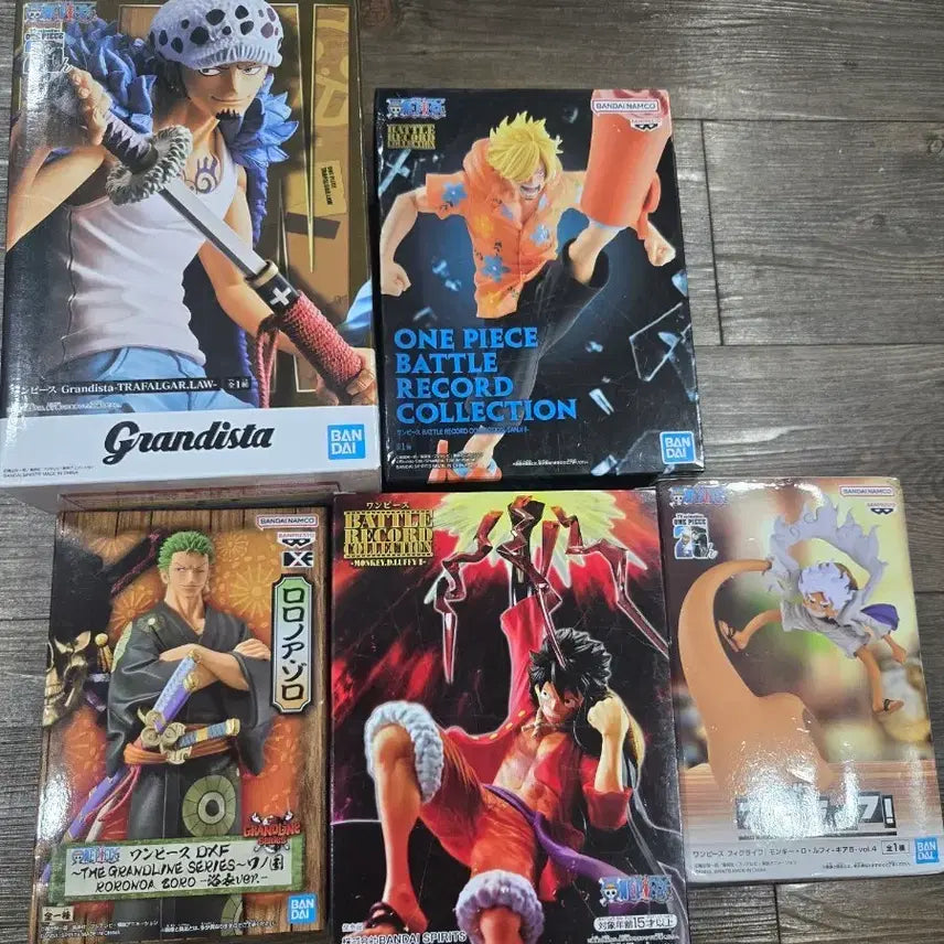 [BUNJANG] Banpresto One Piece Figure Bundle Set (5 Types) / [미개봉] 반프레스토 원피스 피규어 5종 일괄 판매