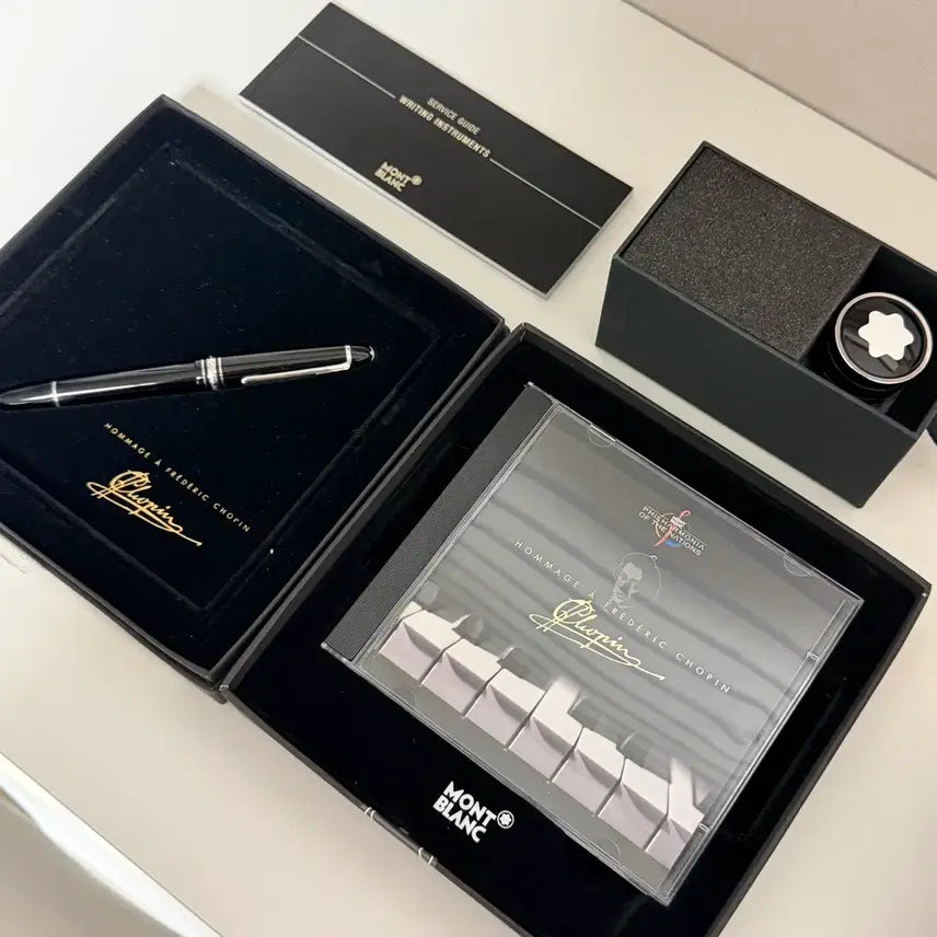 [BUNJANG] Montblanc Chopin Edition Meisterstück Platinum Ballpoint Pen 14K F Nib / 몽블랑 쇼팽 에디션 만년필 풀박스(정품 잉크 포함)